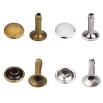 Single Cap Rivet Tubular Studs metal jeans rivet for  garment