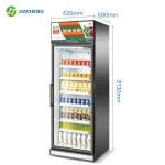 single glass door beverage freezer showcase mini commercial supermarket fridge upright cold drink display refrigerator