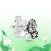 Single stud earrings of 925 silver high quality dora earring Personalized trendy elegant small animal flower stud earrings