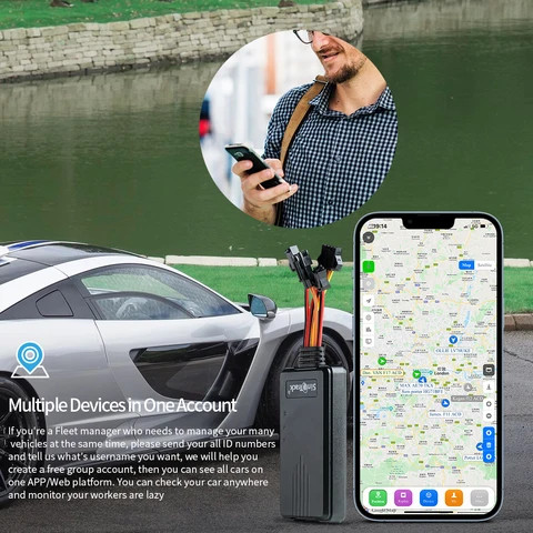 SINOTRACK GPS, ST-906L 4G, Localisateur GPS de voiture: Suivi en temps réel avec