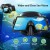 Import SKTIC Brand new silicone diving mask diving set black dry snorkel combo set from China