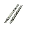 Small Furniture Hardware Drawer Slide 2 Fold Telescopic Drawing for Channel