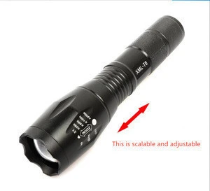 small military rechargeable led flashlight lumens hunting  aluminum led flashlight torch