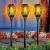 Import Solar Flame Flickering Torch, Waterproof Dancing Flame Solar Lights Outdoor, 12 LEDs from China