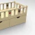 Import Solid wood childrens bed with guardrail widening stitching bed from China