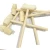 Import Solid Wooden Crafts Mini Mallet Hammer without paint unfinished Wood hammer Hardwood Natural Hammers from China