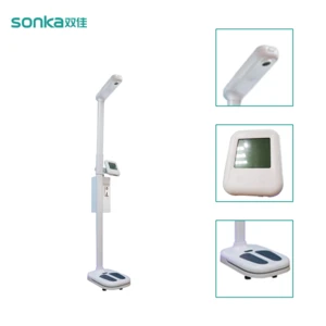 Sonka 5 inches touch screen body scales height and weight measuring instrument with coin operated