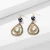 Import SophiaXuan Holiday Pearl Dangling Earrings Gold Plated Water Drop Pendant Women Hawaiian Earring from China