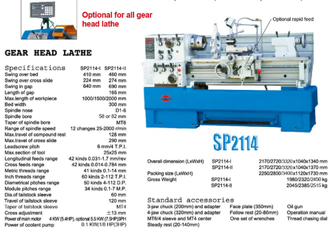 2114 Threading Machine Buy Sp2114 C6240zk Threading Machine Price Light Duty Heavy Duty Lathe ...