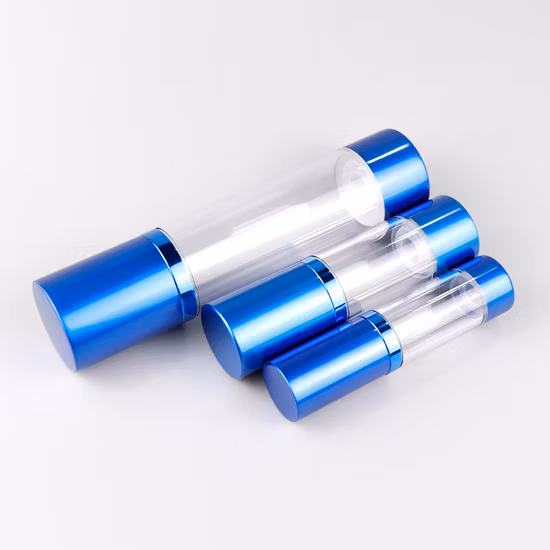Blue Color Airless Bottle, Aluminum-Plastic Bottle