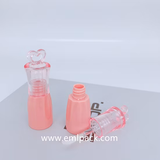 Eml Pack LG4178 Blowing Bottle Lip Gloss Empty Packaging 8ml ABS Bottle Lip Oil Container for Glue Key Chain Lipgloss Empty Case