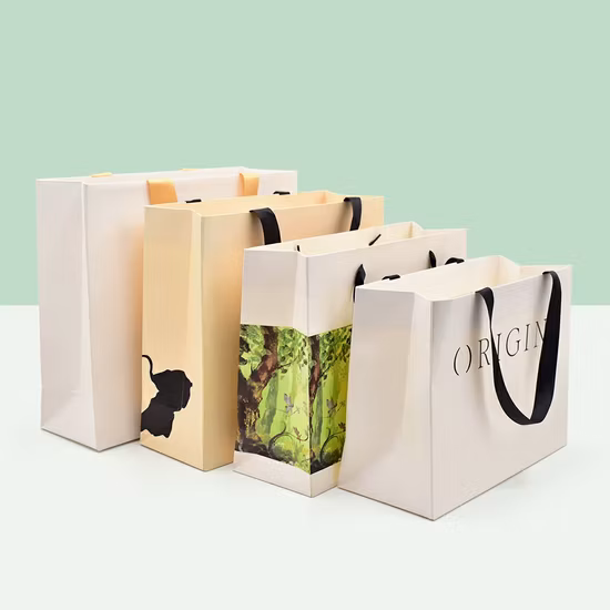 High Quality Gift Packaging Bag Colored Paper Bag