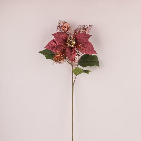 New Product Home Party Wedding Office Decoration Artificial Simulation Faux Christmas Flowers