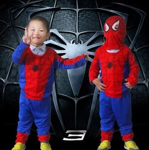 Spiderman Halloween Performance Wear Cosplay Costumes KIds Clothes Set