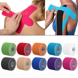 Sport Protection Athletic  Elastic Cotton Muscle support Waterproof Kinesiology Tape  For Sports Safety And Physical Therapy