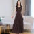 Import Spring Summer Fashion Girls Evening Dresses Womens Sleeveless ONeck Chiffon Polka Dot Dress from China