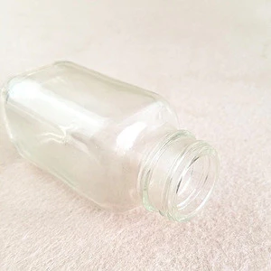 Square medicated wineglass bottle and screw cap