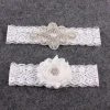 Square Rhinestone Applique Garter Belt,Shabby Flower Bridal Lace Wedding Garter