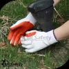 SRSAFETY 10 Ga Polycotton latex coated gloves Liner latex coated gloves/red rubber working gloves