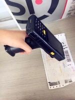 ST907V7.0 4inch Android OS handheld Rugged PDA 4g LTE 1d laser barcode scanner with pistol grip 3800mAh Lithium battery