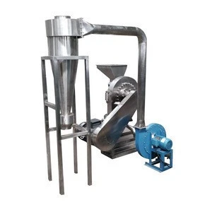 stainless steel cyclone lentils leaf pulverizer grinding equipment
