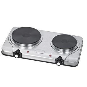 Stainless Steel Powerful Double Cast Iron Portable Electric Cooking Hot Plate