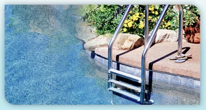stainless steel swimming pool handrail with accessories