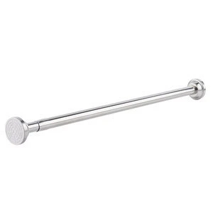 Stainless steel telescopic shower curtain rod