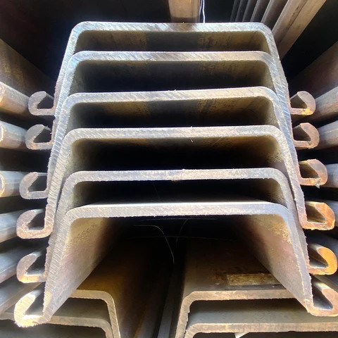 Standard Larsen Price Per Ton Type 3 Type 2 6m 9m 12m Steel Sheet Piles