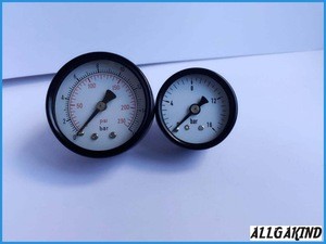 standard pressure gauge  Manometer With Black Case PC window in back mount