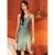 Import Stock wholesale sling sexy nightgown navy backless women night dress from China