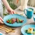 Import Stoneware   Color glazed    popular  style   Ceramic  dinnerware sets custom porcelain   tableware from China
