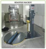 Stretch film wrapping machine for 100% virgin wood pulp jumbo roll toilet paper