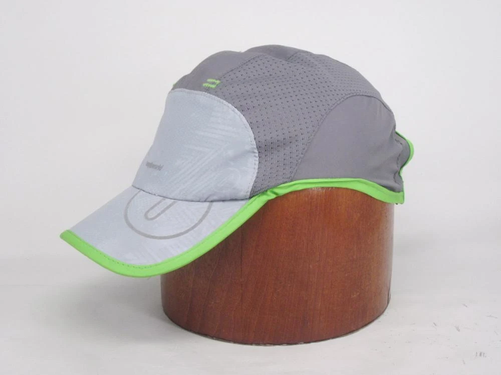 Stylish Logo Printed Mesh Running Hats Dry Fit Sport Cap