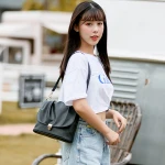 Summer new soft fold cloud bag underarm bag female ins single shoulder messenger bag female