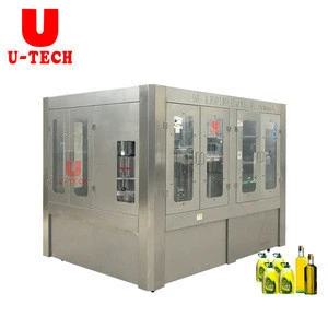 Sunflower vegetable olive edible cooking palm essential  oil bottle filling bottling packing production plant machine line price