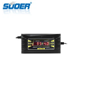 Suoer  full Automatic 12V 6a car battery charger Lead Acid Portable  electric battery charger
