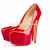 Import supengzhe New Simple And Comfortable Candy Color High Heel PU Patent Leather Waterproof High Heels from China