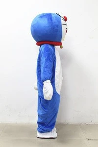 Super High Quality Adult Doraemon Mascot Costume Robocat Mascot Costume Doraemon Fancy Cosplay Dress Costumes