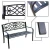 Import Superior Materials Patio Garden Steel Benches Block Street Benches Made Of Stainless Steel from China