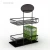 Import Supermarket Counter Top Two-Tier Black Metal Wire Tea Bag Display Rack from China