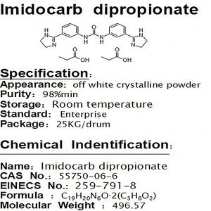Supplier Imidocarb dipropionate 55750-06-6 98% in China