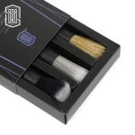 SURAINBOW Auto Interior Exterior No Scratch Microfiber Detail Brushes Removable Car Detailing 3 Brushes Set T-733 OEM Available