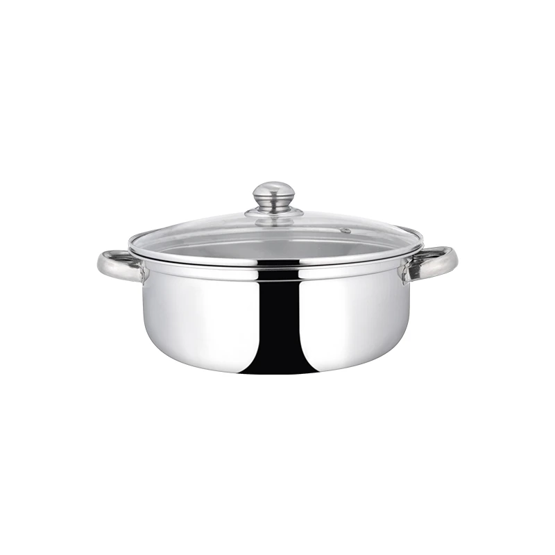 sustainable eco-friendly 4 layer soup pot with steamer stainless steel steaming pot  stock pot with glass lid