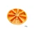 Import T227 Orange Shape Durable Home Kitchen Pizza Plate Bakeware Non-stick Bread Biscuit DIY Molds 8 Grids Silicone Fondant Cake Mold from China