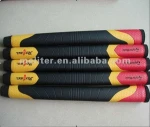 Tacky and textured surface golf grips