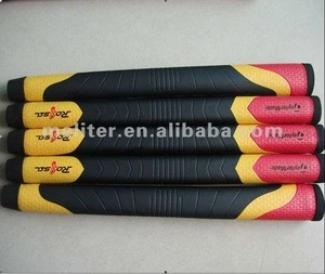 Tacky and textured surface golf grips