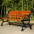 Import Teak wood patio bench for garden from China