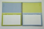 Texture paper cover file folder with pocket, file folder pocket dividers