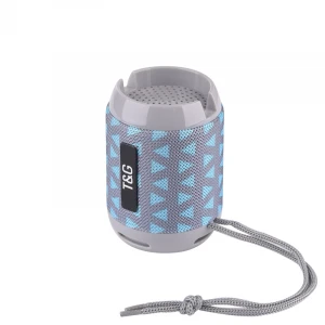 T&G wireless bt speaker with mobile phone holder outdoor entainment fabric mini bass horn&speaker